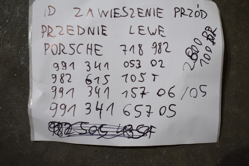 Idealne підвіска перед передні ліва porsche 718 982 1 Доставка