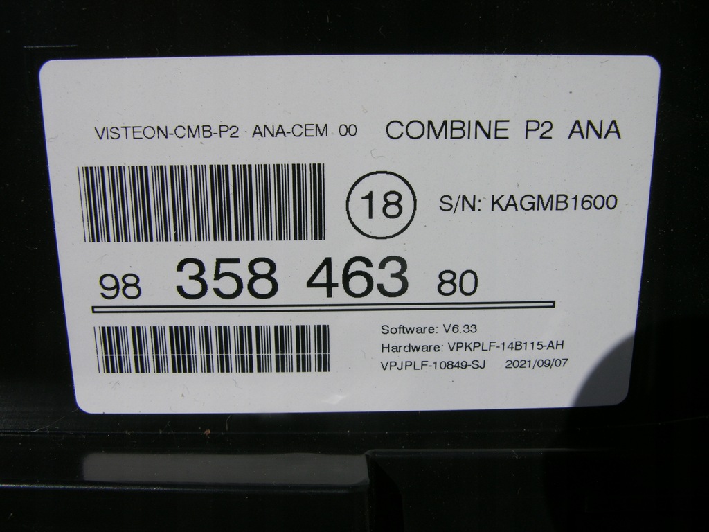 фото №8, Лічильник прилади peugeot e-208 ii 2020- 9835846380