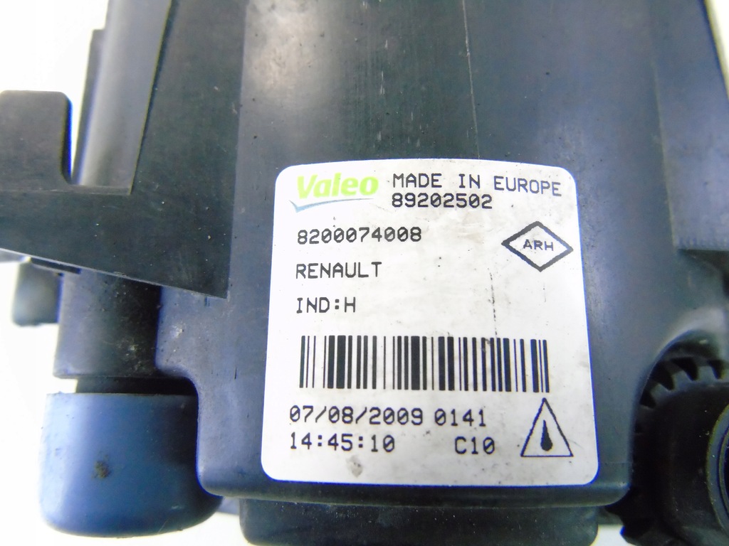 фото №4, Протитуманна фара лівий renault laguna iii 89202502