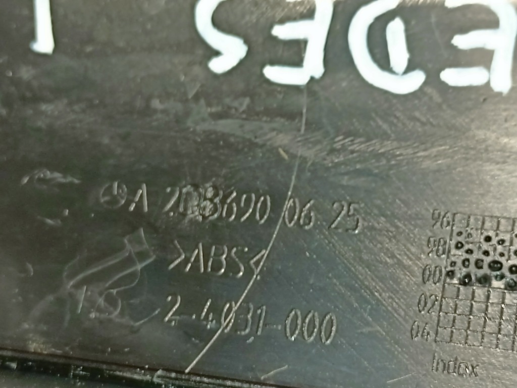 Захист стійок mercedes clk w208 c208 coupe 2086900525 2086900625 Оригінал