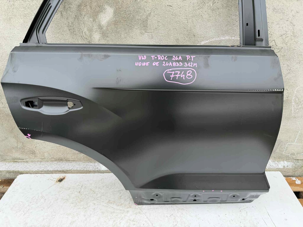 фото №4, Volkswagen t-roc 2ga двері праве задня задні nowe оригінальний номер 7748