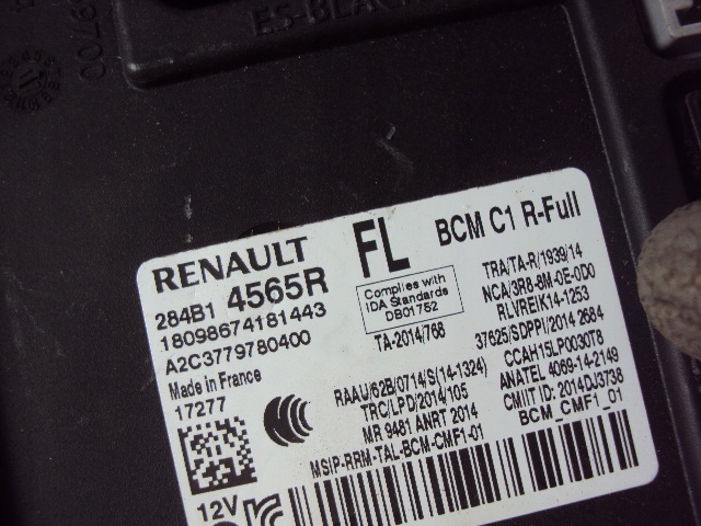 фото №3, Модуль bcm renault megane iv 2016-
