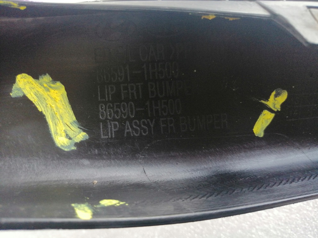 фото №10, Kia ceed ii накладка бампера перед 86590-1h500