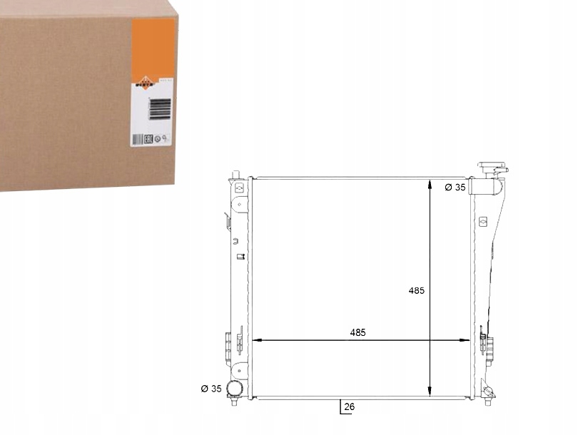 фото №1, Nrf59086 радиатор hyundai i40 1,7crdi 2011-