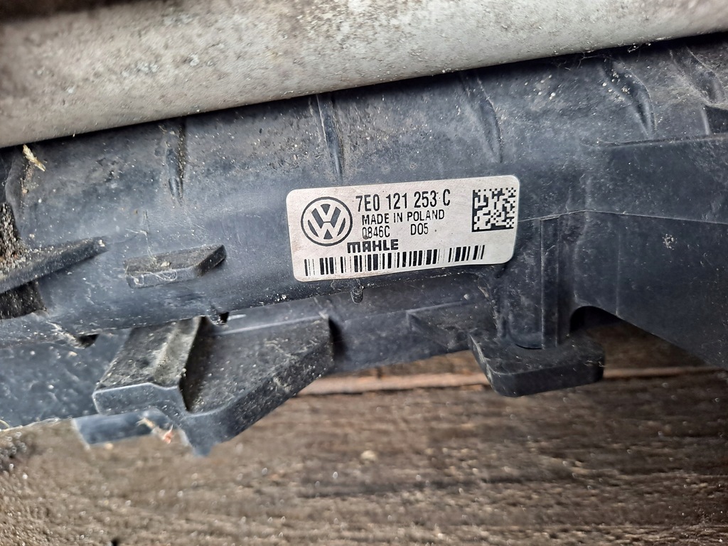 фото №10, Комплект радиатор вентилятор volkswagen vw t6 2.0 d 7e0121207d