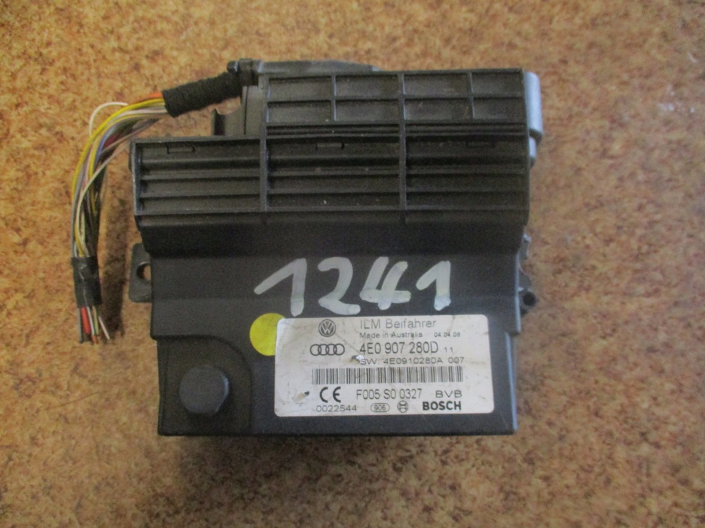 фото №1, Модуль блок управления мощности audi a8 d3 4e0907280d