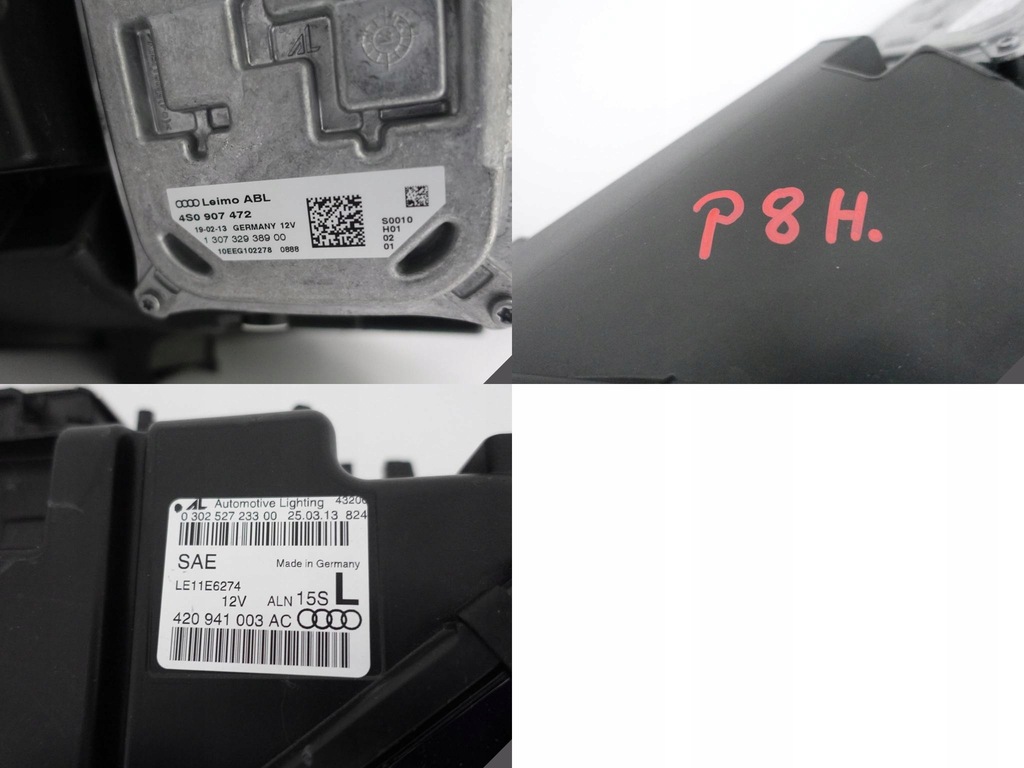 фото №12, Audi r8 420 lift 12-15 лампа full led ліва usa