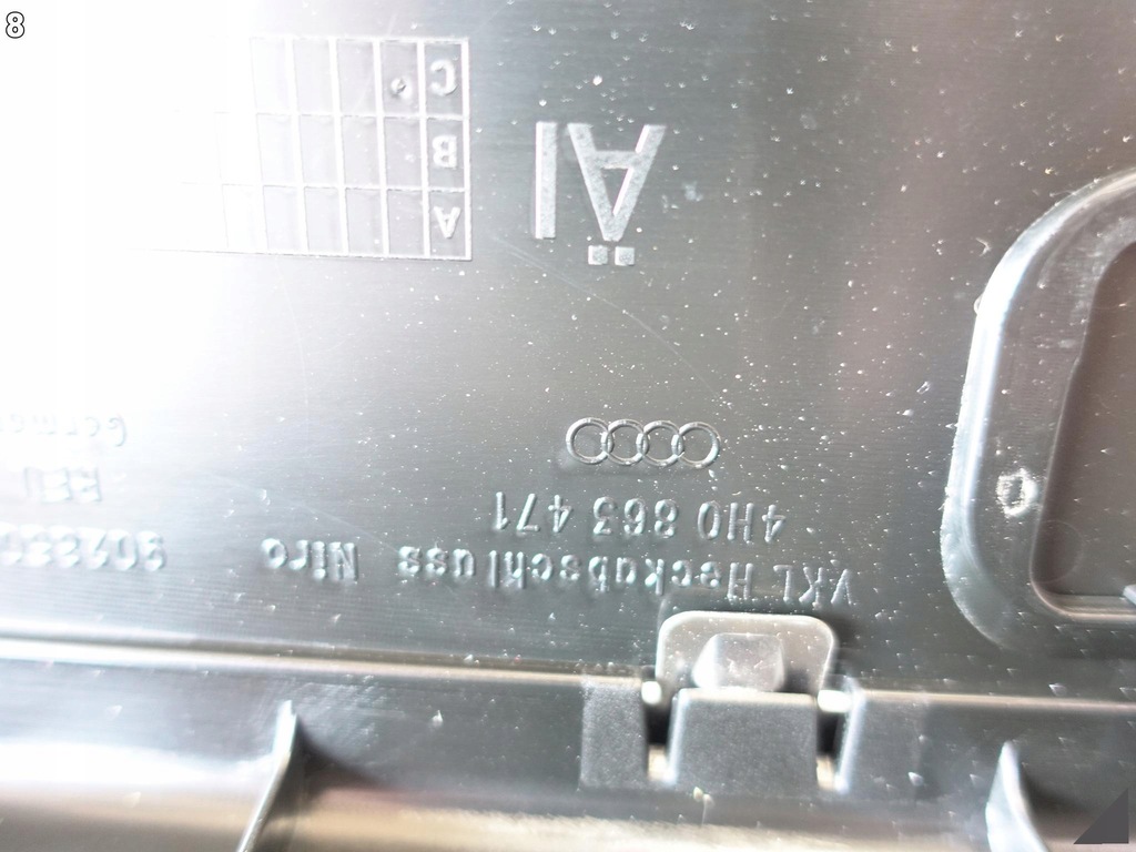 фото №9, Audi a8 s8 4h0 d4 lift 09-17 молдинг защита поперечина заднего хром багажник long