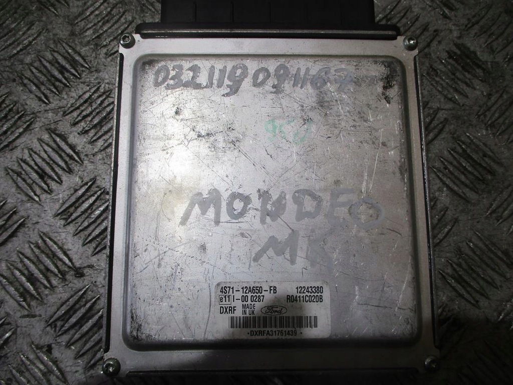 фото №1, Mondeo бортовой компьютер 4s7z12a650fb