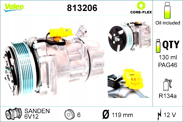 фото №5, Компресор кондиціонера mini r50 r53 r56 r57 r58 r59 clubman r55