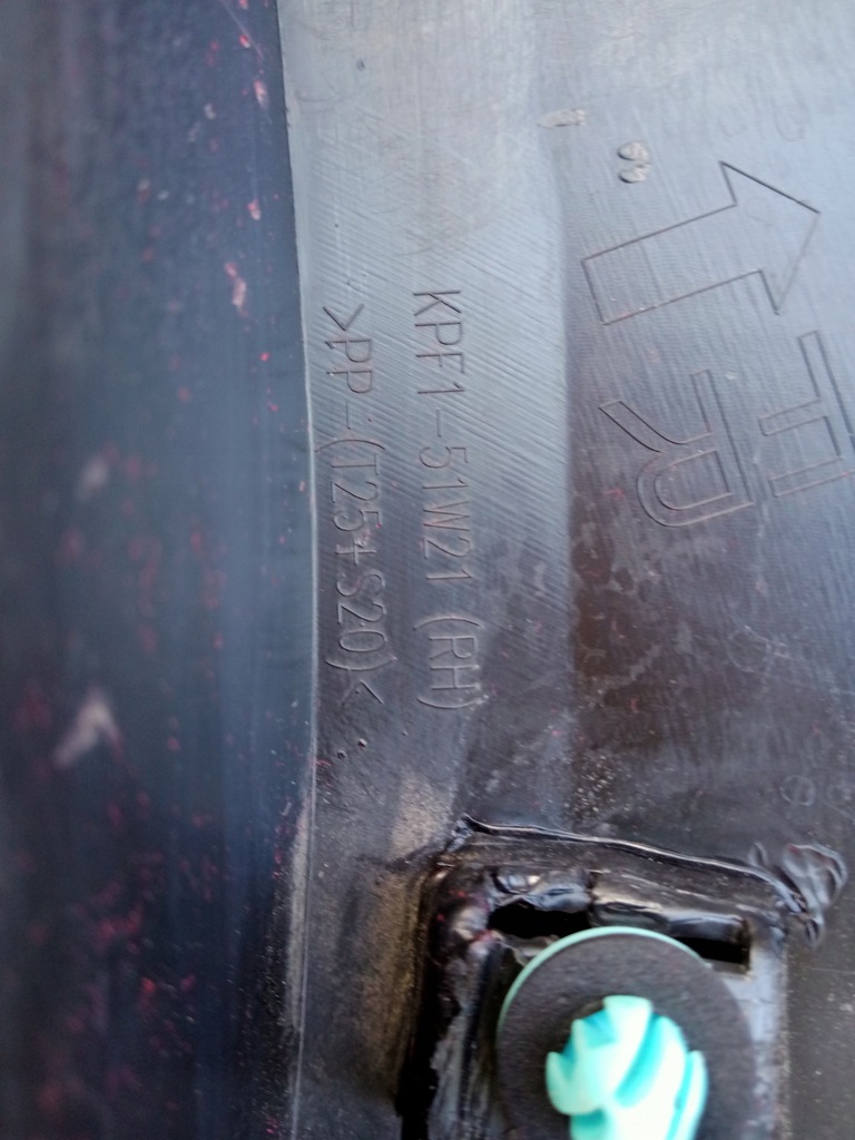 фото №15, Mazda cx5 ii lift правая молдинг крыла перед 2021r-