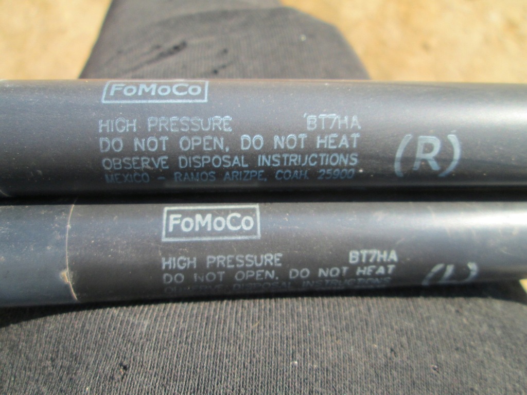 фото №8, Ford flex 08- амортизаторы амортизаторы капот крышки