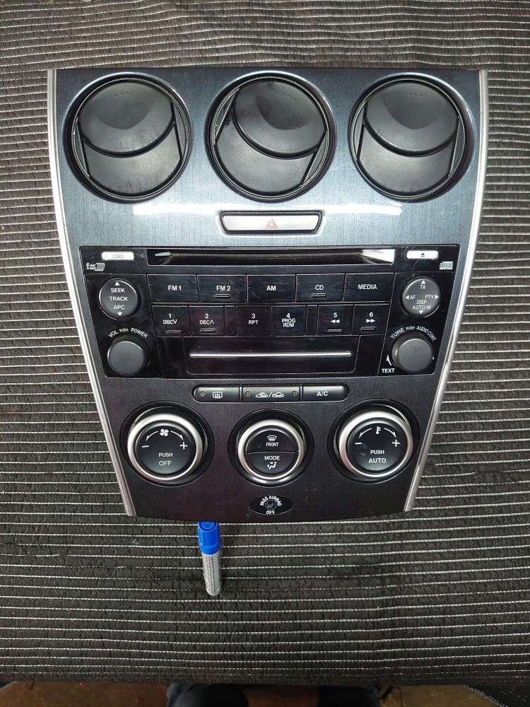 фото №1, Радіо панель кондиціонер комплект mazda 6