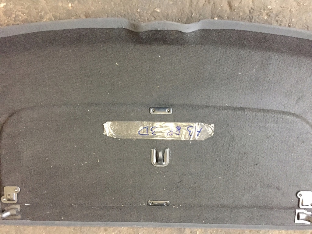 фото №11, Audi a3 8p 3d полка багажника задняя задняя хэтчбек