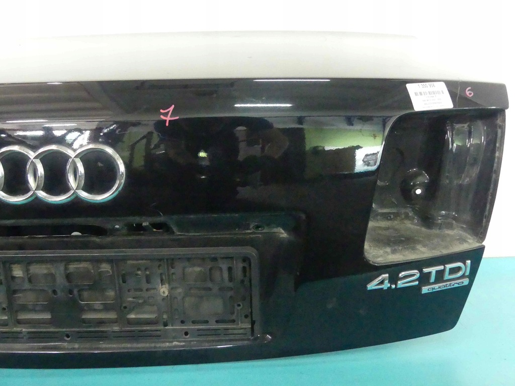 фото №9, Кришка багажника задня audi a8 d3 lift чорний lz7q