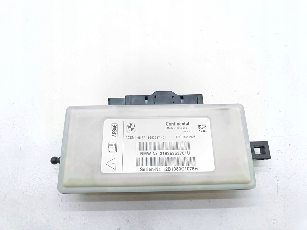 фото №5, Bmw 5 f10 f11 2012 блок управления / модуль подушка безопасности