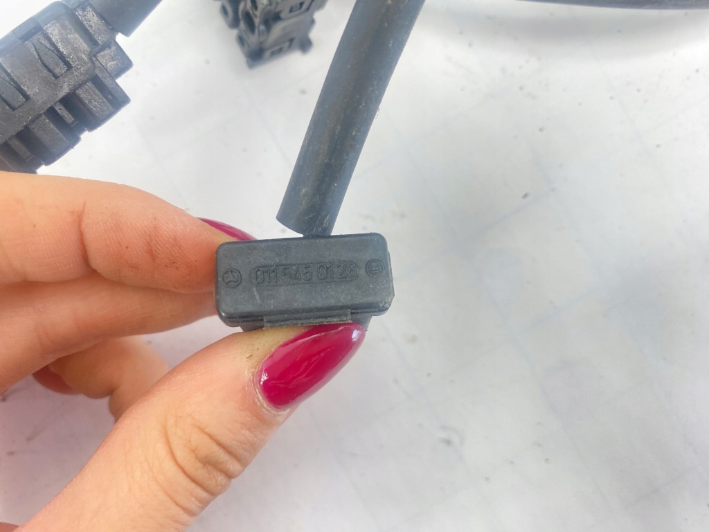 фото №11, Жгут электропроводка света фары mercedes w124 1244403606