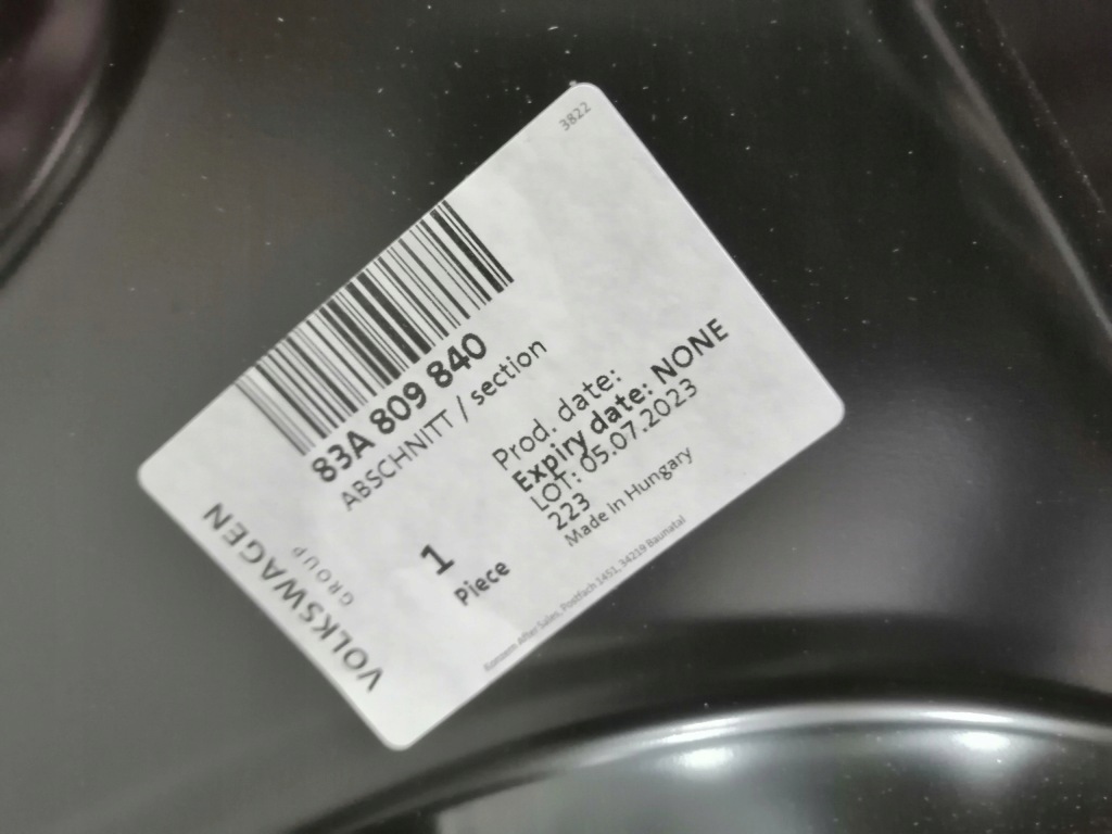 Купить Порог стойку правый  перед передний audi q3 2 83a новый оригинал