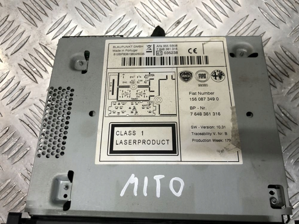 фото №2, Alfa romeo mito радио cd