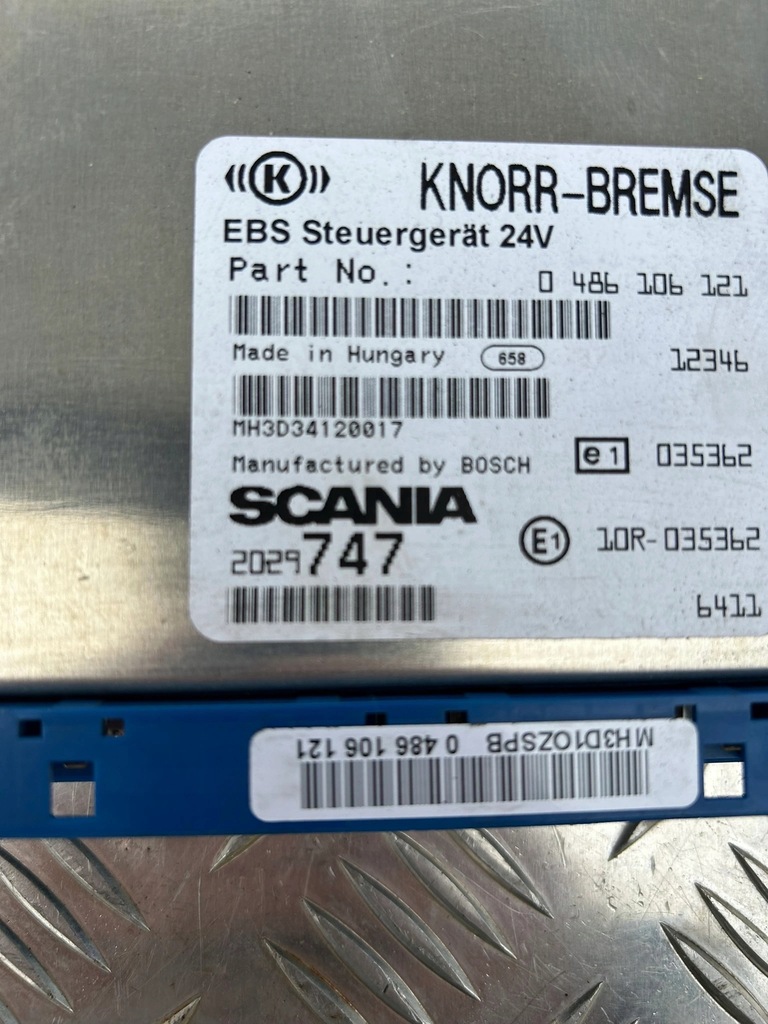 фото №2, Блок управления ebs scania r