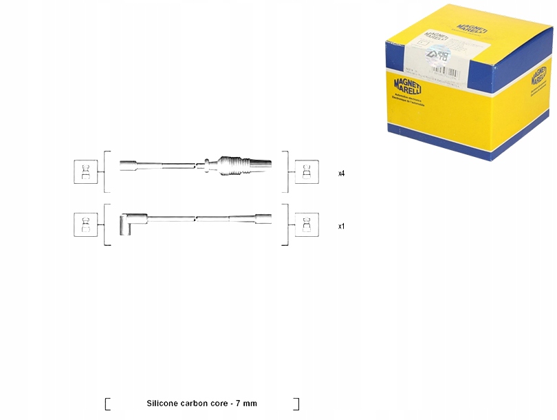 Купить Magneti marelli провода зажигания b889 3398