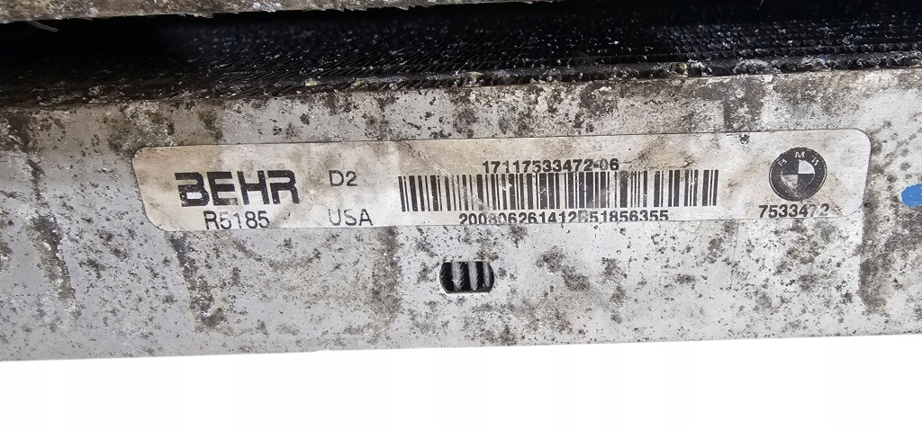 Bmw x5 e70 e71 комплект радиатор воды кондиционера интеркулер m57n2 7533472 Цена