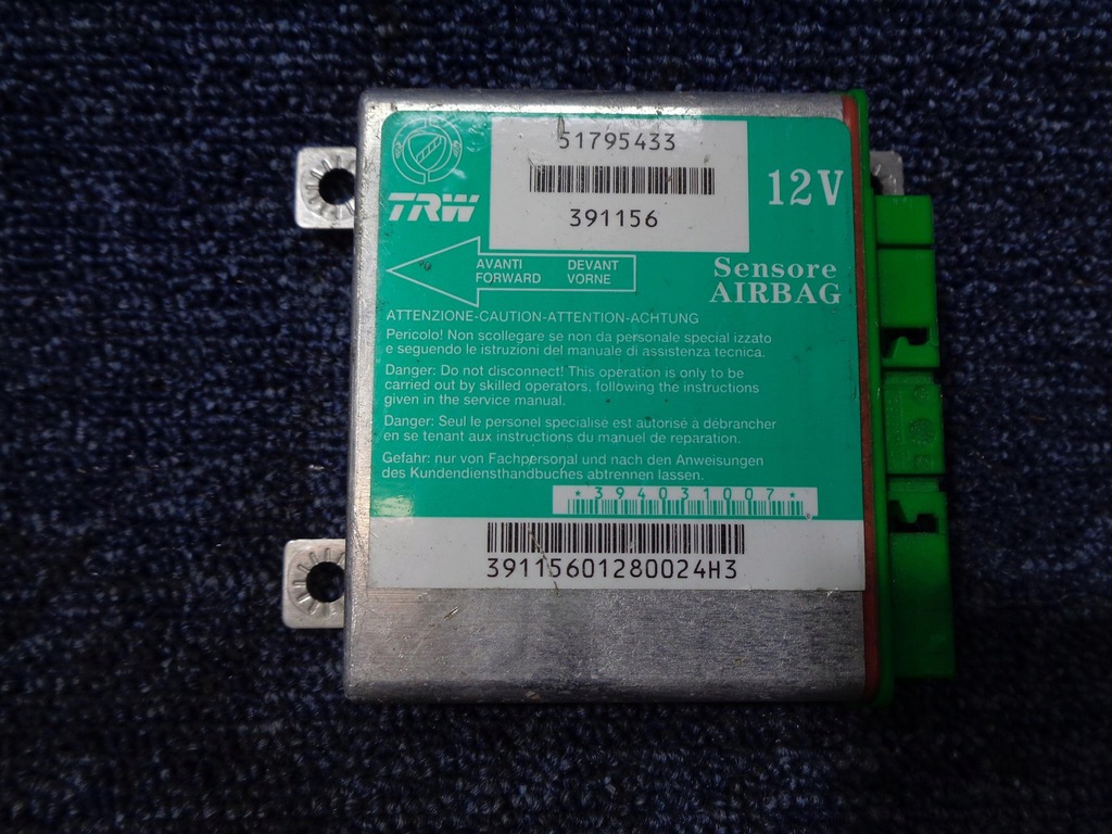 фото №1, Модуль датчик подушок 51795433 fiat grande punto