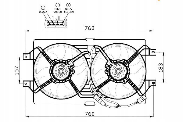 фото №10, Nrf 47502 вентилятор, охлаждение двигателя