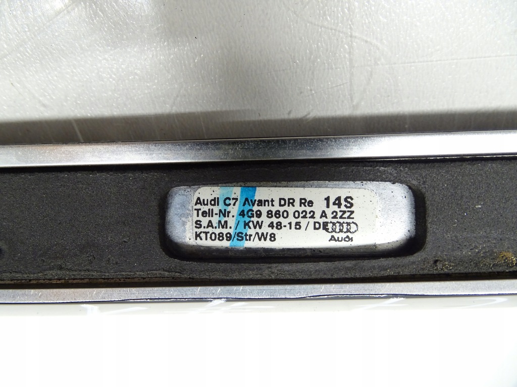 фото №11, Рейлинг крышный правый audi a6 c7 4g9860022a