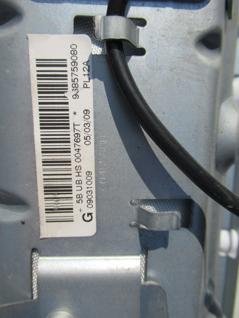 фото №9, Peugeot 207 панель приладів консоль панель приладів подушка безпеки датчик