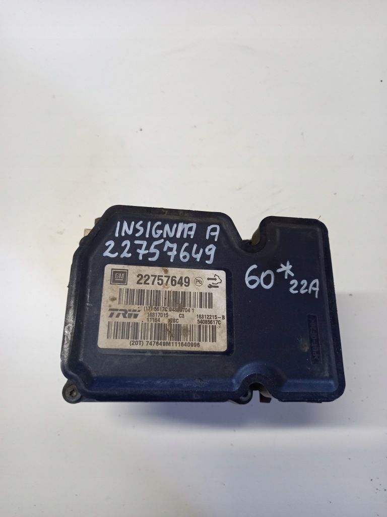 фото №1, Насос abs opel insignia a 22757649