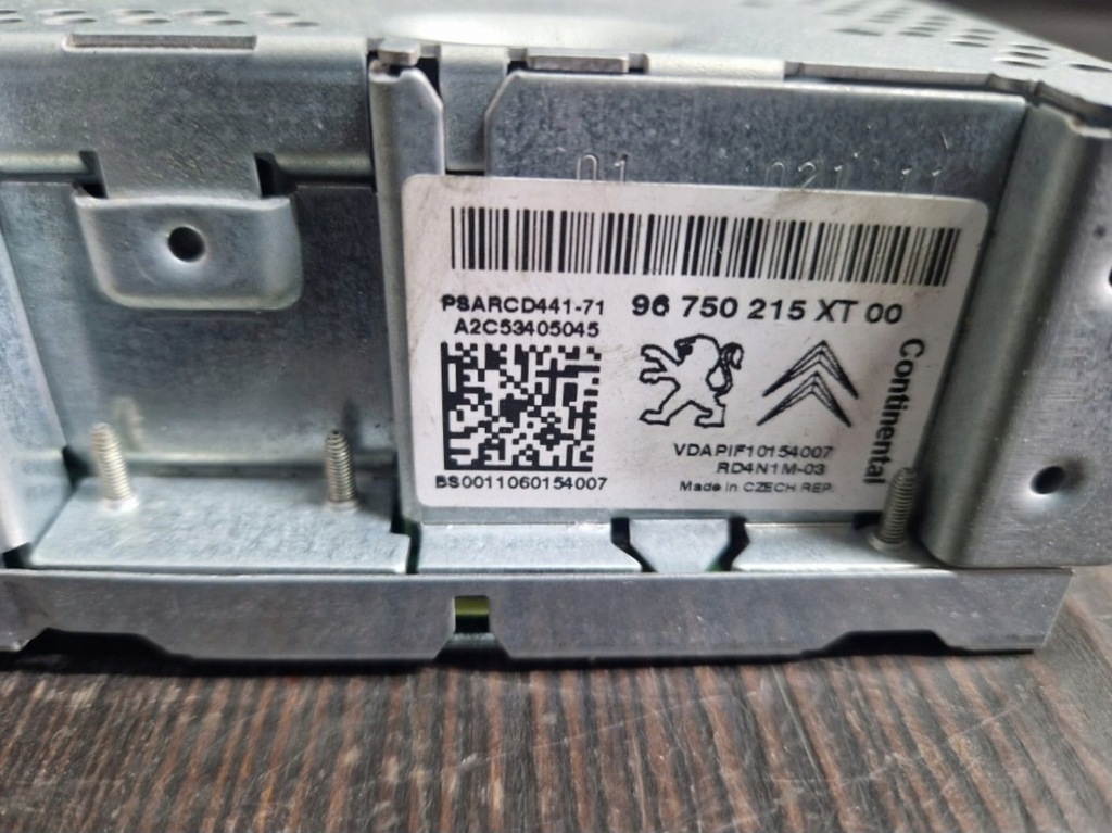 фото №3, Peugeot 207 радіо cd 96750215xt