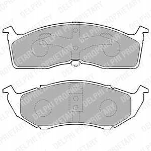 фото №2, Тормозные диски тормозные колодки перед delphi chrysler voyager iv