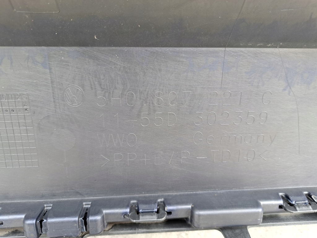 фото №8, Vw golf 8 viii alltrack 5h0 бампер перед передний 5h0807221g