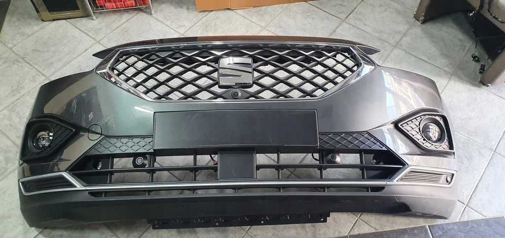 фото №1, Бампер seat tarraco lr7h pdcx6 камера ideał kpl