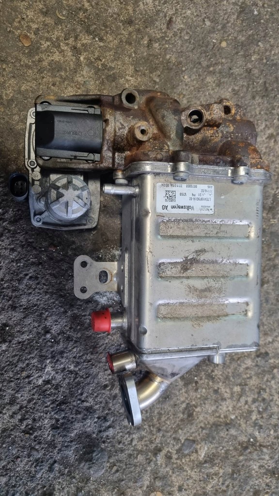 фото №12, Радиатор рециркуляции выхлопных газов egr 04l131512cf volkswagen vw оригинальный номер оригинал