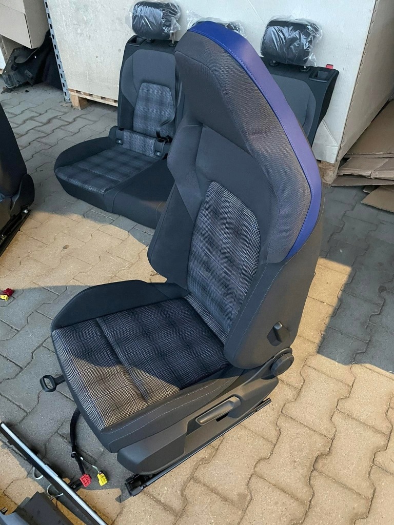 фото №13, Vw golf 8 viii gti сидіння ковшові обшивки dekor