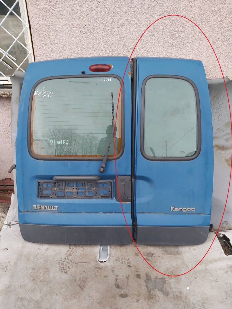 Купити Двері задній праве крило furtki скло renault kangoo i