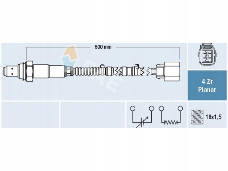 фото №3, Fae 77684 датчик лямбда-зонд
