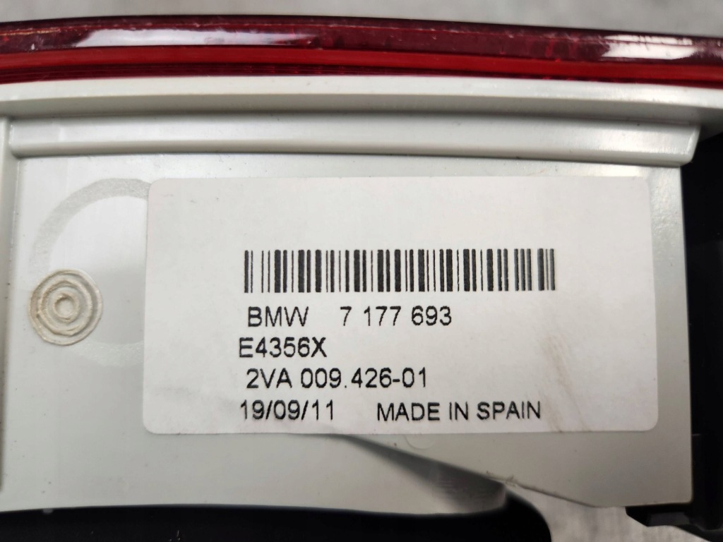 Купити Лампа задня задній ліва led - bmw 5 e61 lci рестайлінг  touring 7177693 07-10