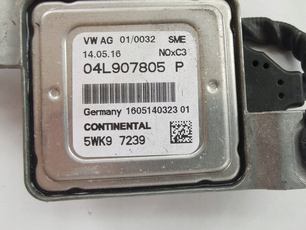 фото №4, Volkswagen оригінальний номер датчик лямбда-зонд nox 04l907805p