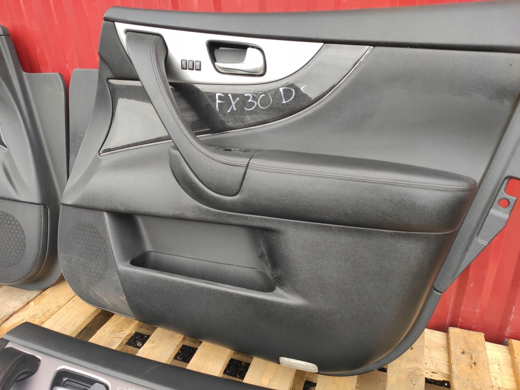 фото №14, Infiniti fx30d салон сидіння сидіння заднє сидіння обшивки комплект шкіра ładne