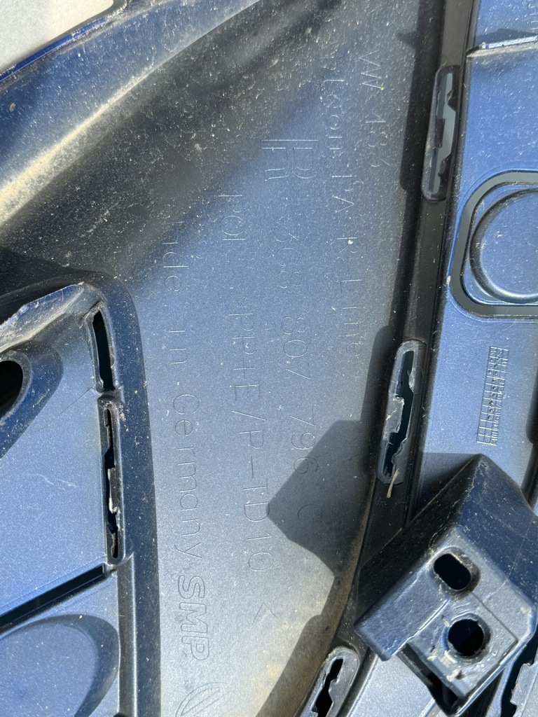 фото №8, Vw arteon 3g8 r-line lift уголок правый бампер перед