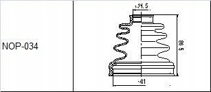 фото №2, Захист шарнір зовнішнього npz-ft-008
