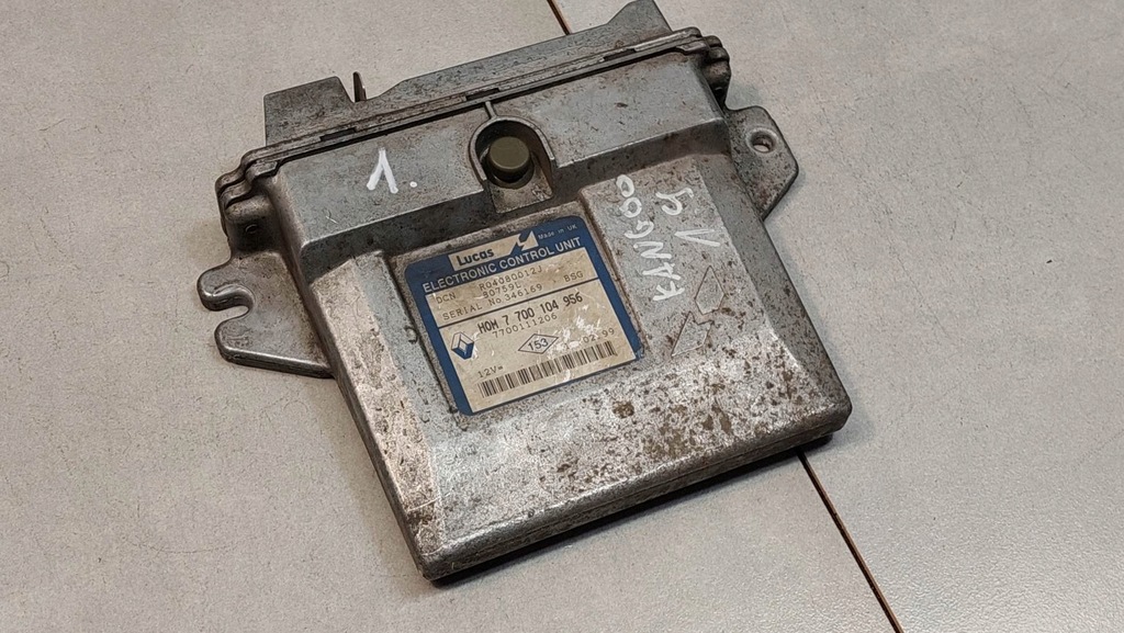 фото №5, Блок управления двигателя kangoo i 1.9 d 7700104956