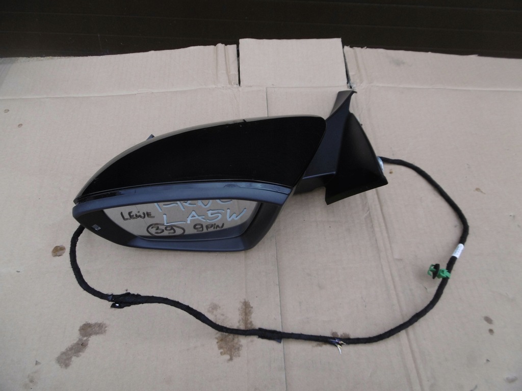 фото №1, Дзеркало ліва vw t-roc лак: la5w 9 pin europa