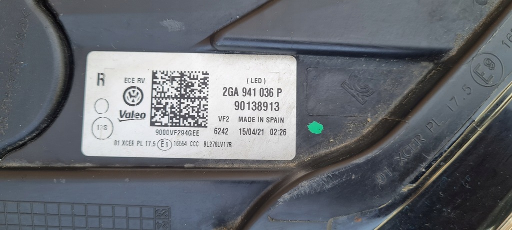 фото №6, Лампа vw t-roc 2ga права full led перед передня