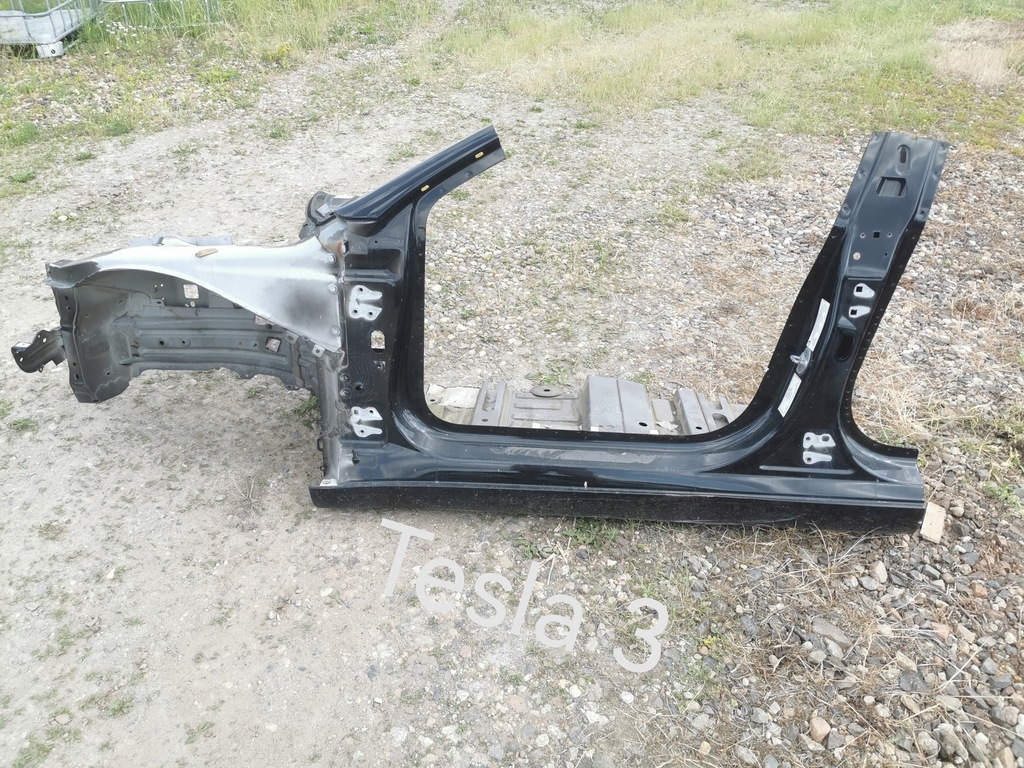 фото №7, Tesla 3 iii lift чверть перед передня ліва блок двигуна поріг