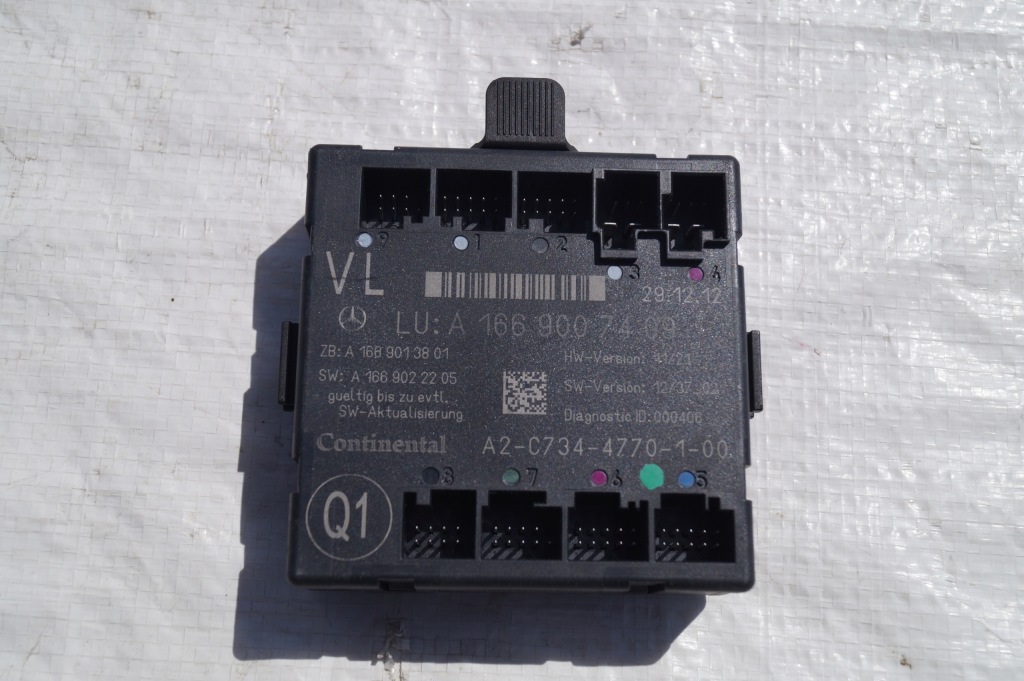 Купить Блок управления модуль дверь перед левый mercedes ml w166 a166 166 a1669007409