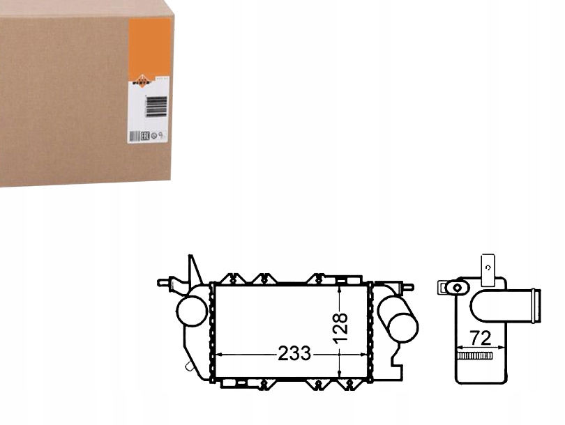 Купити Інтеркулер opel vectra b 1.7d 10.95-12.98 nrf
